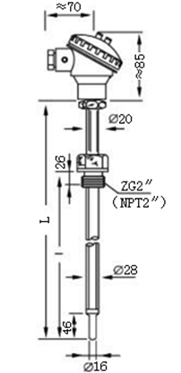 煙道、風(fēng)道熱電偶